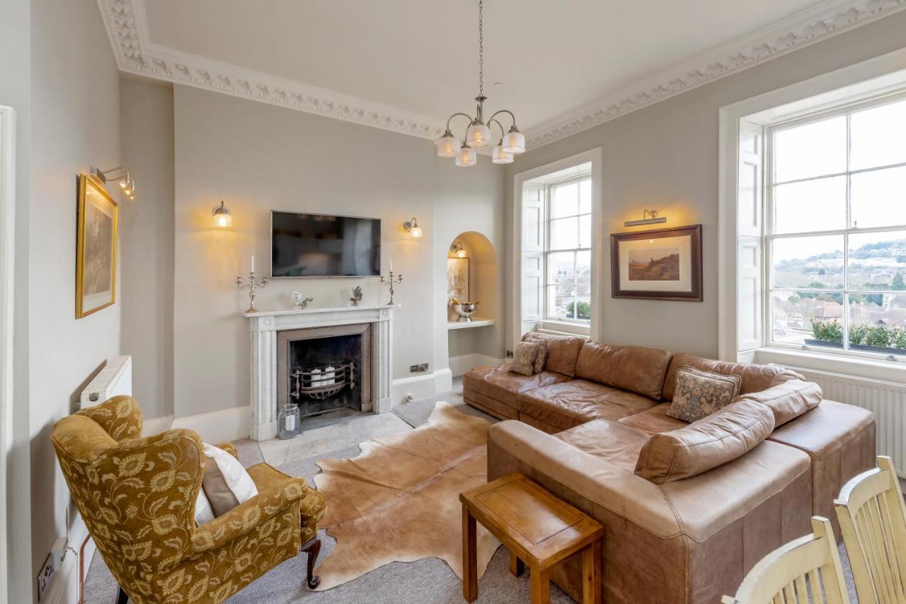 Luxury Georgian Duplex In Central Bath Exterior foto